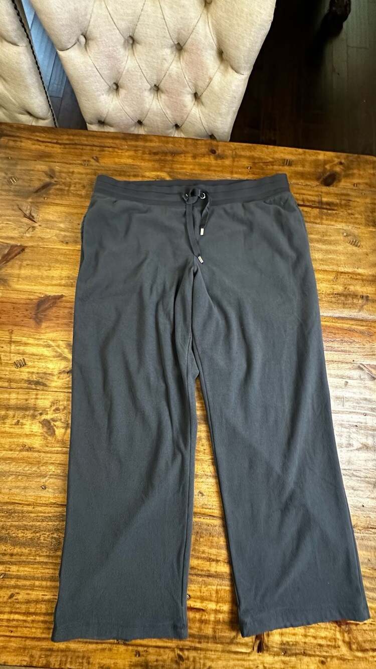 Danskin Now Fleece Sweatpants Size XL/16-18 Gray Lounge Pants